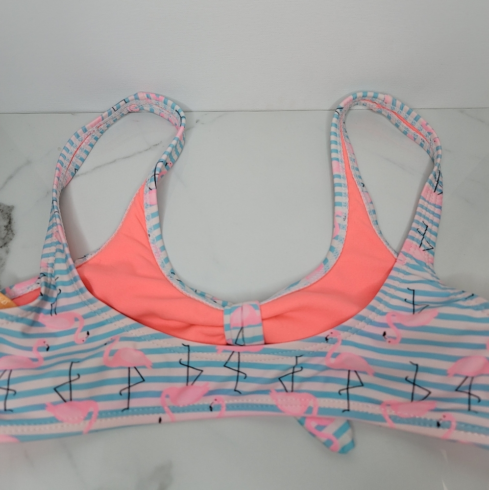 Flamingo Bikini Top | No Boundaries - Picture 3 of 4